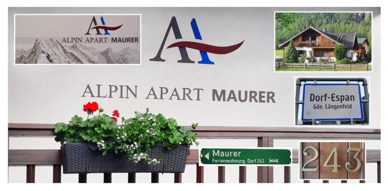 Alpin Apart Maurer Längenfeld Екстериор снимка